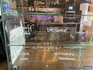 Vegan baked goods (get before they sell out)  at Black Medicine Coffee Co in Edinburgh