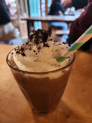 oreo milkshakes at Black Medicine Coffee Co in Edinburgh