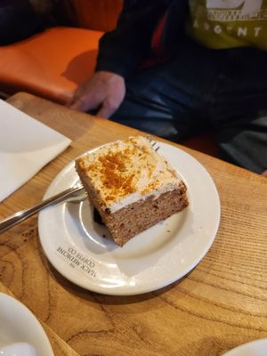 Biscoff cake at Black Medicine Coffee Co in Edinburgh