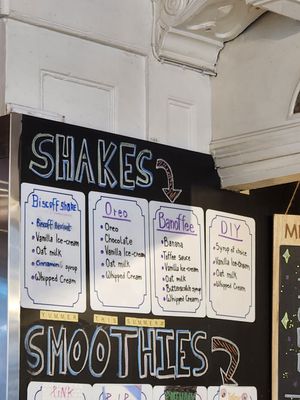 shakes at Black Medicine Coffee Co in Edinburgh