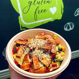 Vacon salad at V Square Burger in Ramnicu Valcea