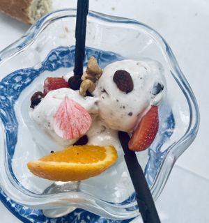 Helado de coco at Casa Lucia in Miono