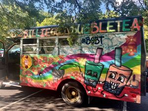 The Billie Gold bubble tea truck at Billie Gold Bubble Tea in Dayton