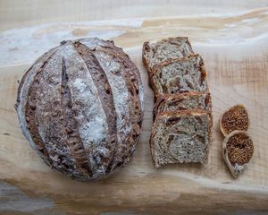 Fig loaf at Co_Pain Artisan Bread Company in Moncton