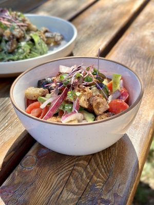 Panzanella salad  at Max's in Bigfork