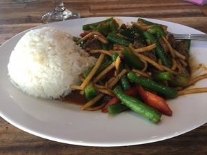 Stir fry at Thai & Go in Carmel