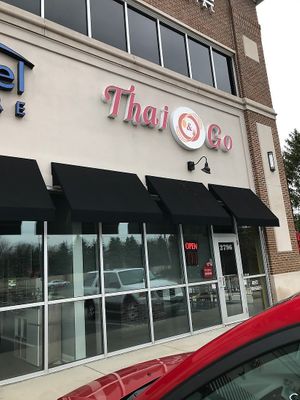 Outside at Thai & Go in Carmel