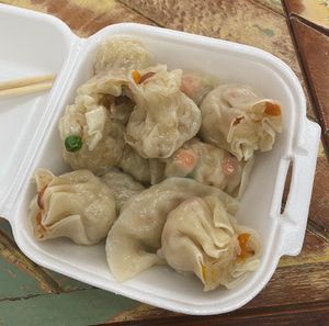 Takeaway dumplings  at Steamed in Brisbane