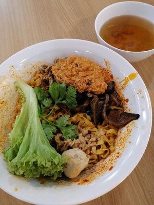 Dry noodles at Chee Wei 啟維素食 - Potong Pasir  in Central Singapore
