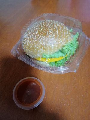 Vegetarian burgers at Chee Wei 啟維素食 - Potong Pasir  in Central Singapore