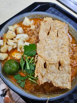 Mee Siam ~ 25/3/24 at Chee Wei 啟維素食 - Potong Pasir  in Central Singapore