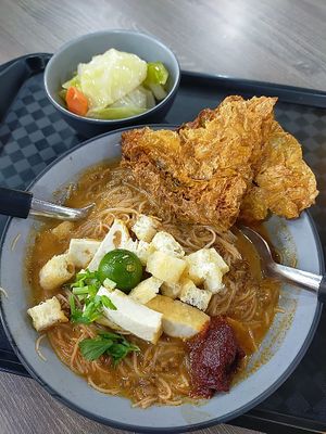 Mee Siam $4+ (April 2024) at Chee Wei 啟維素食 - Potong Pasir  in Central Singapore