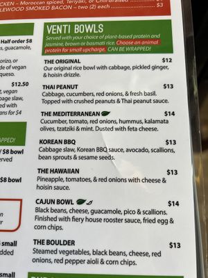   at Venti's Cafe in Salem