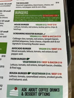   at Venti's Cafe in Salem