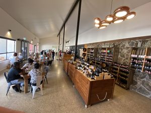 Inside and outside seating available at Jamworks Gourmet Foods in Glen Aplin