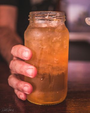 Home made iced teas for the summer days to keep you cool! at Amba Falafel in Fremantle
