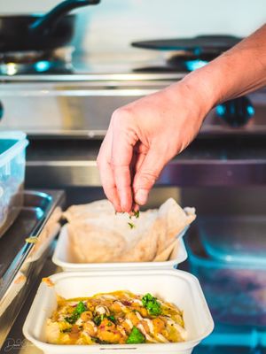 made with love at Amba Falafel in Fremantle