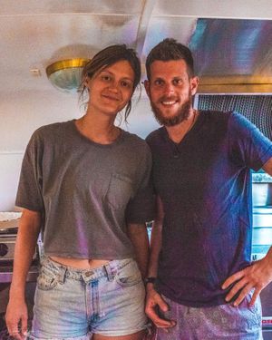 come say hi! at Amba Falafel in Fremantle