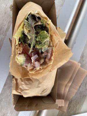 Falafel Wrap at Amba Falafel in Fremantle