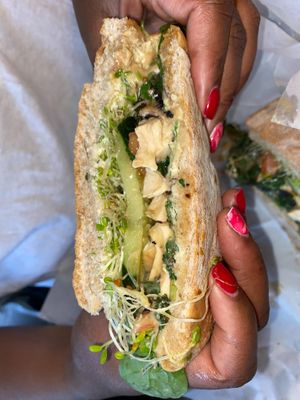 Popeye Sandwich at Peace Cafe in Honolulu