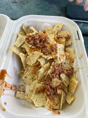 Nachos at Peace Cafe in Honolulu