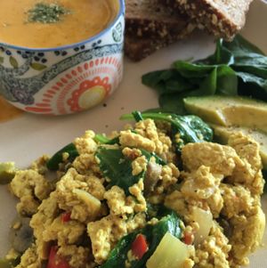 Tofu Scramble at Peace Cafe in Honolulu