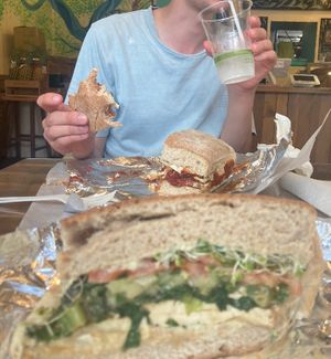   at Peace Cafe in Honolulu