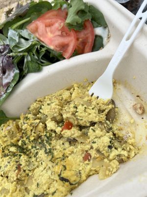 Tofu scramble   at Peace Cafe in Honolulu