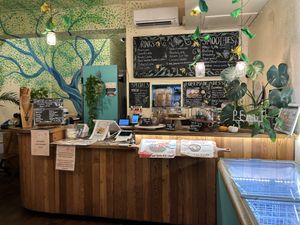 Front counter   at Peace Cafe in Honolulu