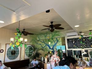 Inside at Peace Cafe in Honolulu