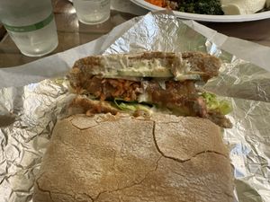 haina sandwich   at Peace Cafe in Honolulu