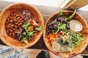 clean and delicious  at Peace Cafe in Honolulu