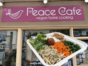   at Peace Cafe in Honolulu