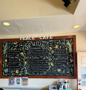   at Peace Cafe in Honolulu