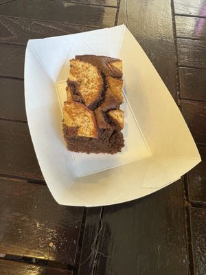 Chocolate apple cinnamon mochi cake (gf)  at Peace Cafe in Honolulu