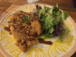 Potato katsu special at Peace Cafe in Honolulu