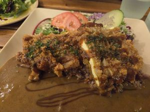 Katsu curry at Peace Cafe in Honolulu