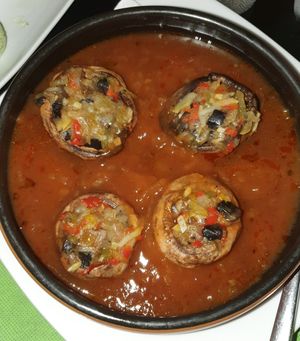 Mushroom tapas at La Placeta in La Palma