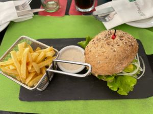 Burger   at La Placeta in La Palma