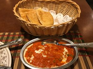 mutter paneer at Raja in Kobe