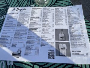 Menú  at La Marmota in La Palma