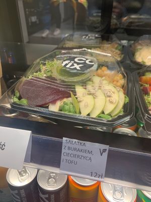 Vegan salad at Cofix - Jana Pawla in Warsaw