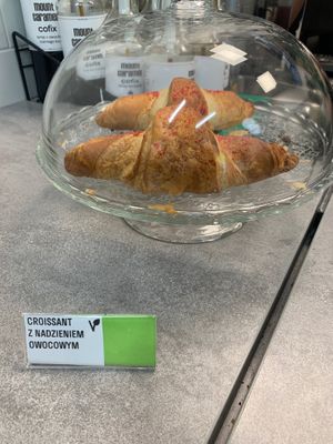 Vegan croissant at Cofix - Jana Pawla in Warsaw