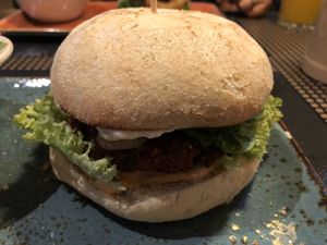 Vegan Burger Trüffelfee  at Peter Pane in Stuttgart