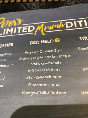 Vegan chicken style burger  at Peter Pane in Stuttgart