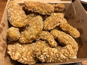 take away: avocado fries  at Peter Pane in Stuttgart