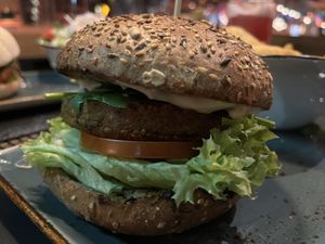 vegan burger   at Peter Pane in Stuttgart