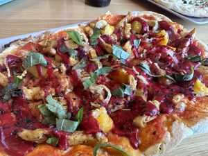 pinsa  at Tolstoy in Vienna