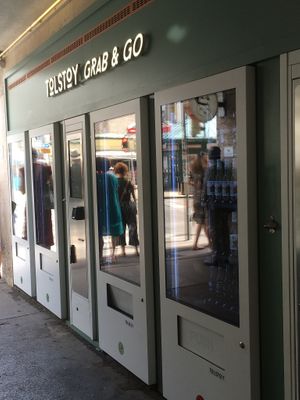 Vending machines at Tolstoy in Vienna