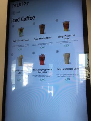 Pick your coffee  at Tolstoy in Vienna